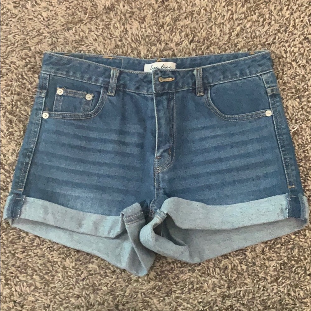 Love tree denim shorts